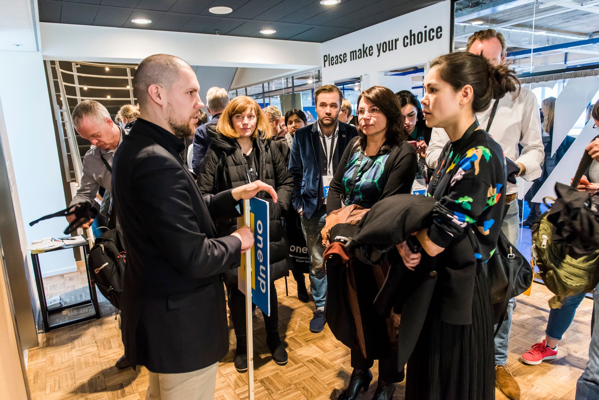  Bruno Pešec leading the guided tour