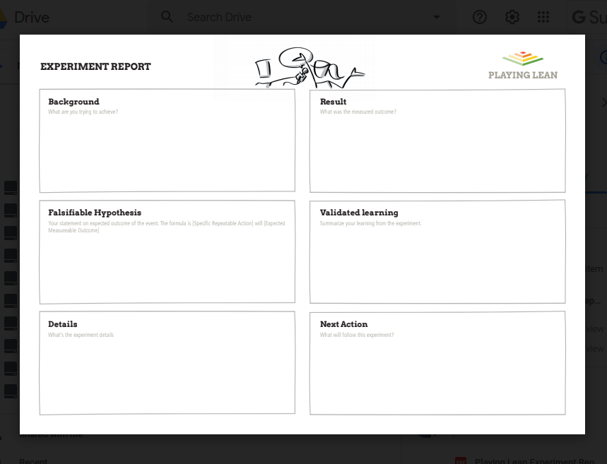 Playing Lean Experiment Report (Online)