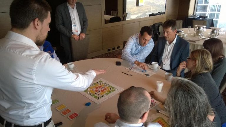 Games as a way to coach and teach lean thinking