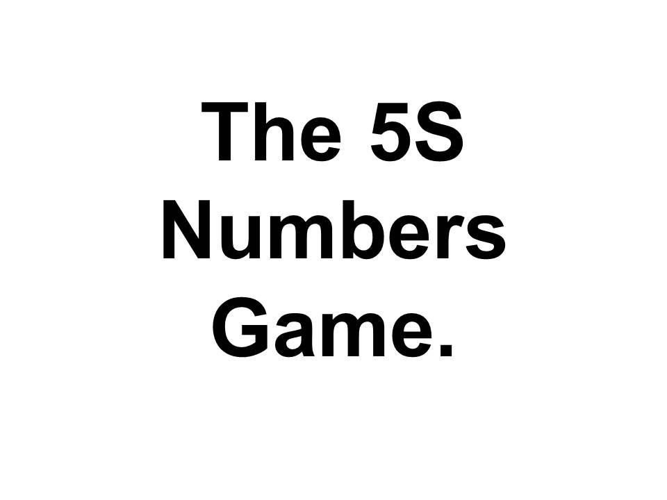 5S numbers game
