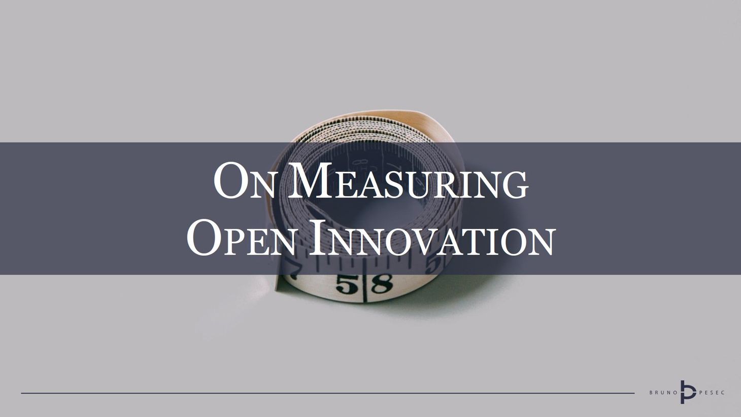 On measuring open innovation