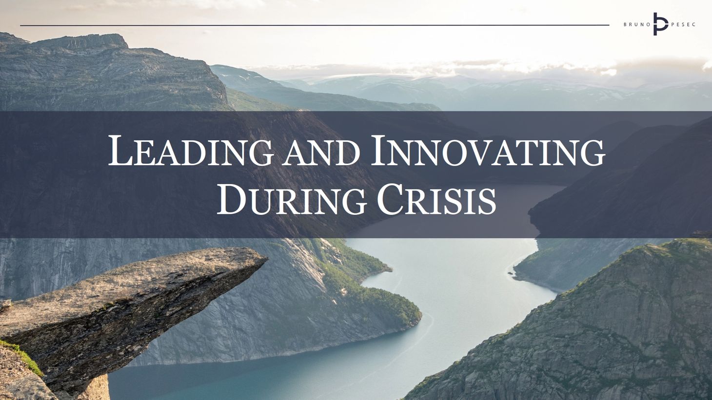 Leading and innovating during crisis