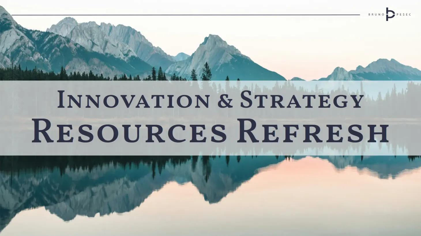 Innovation & strategy resources refresh