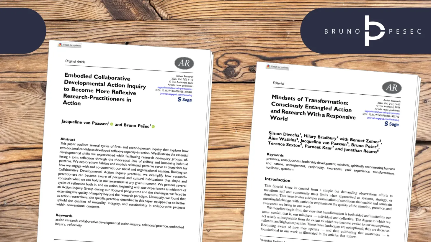 Improving reflexivity through embodied action inquiry